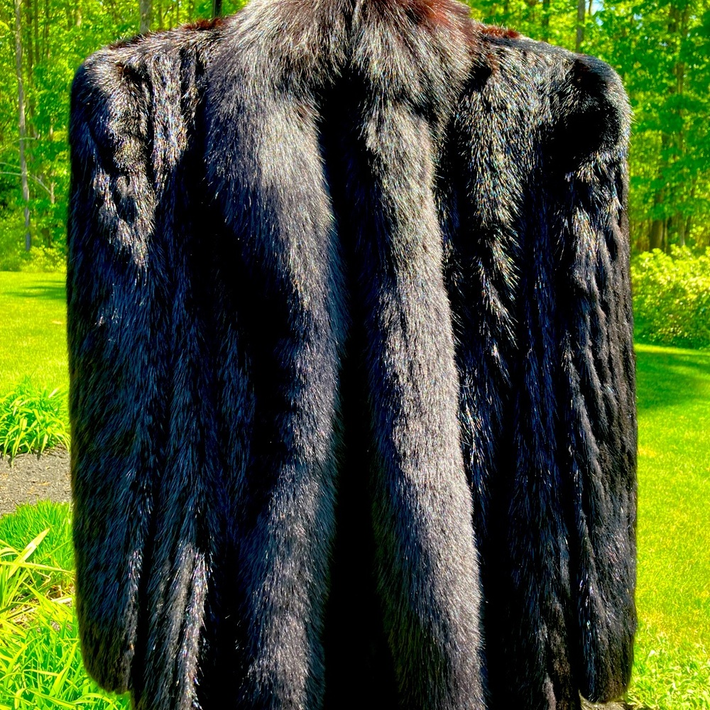 Black Ranch Mink Jacket